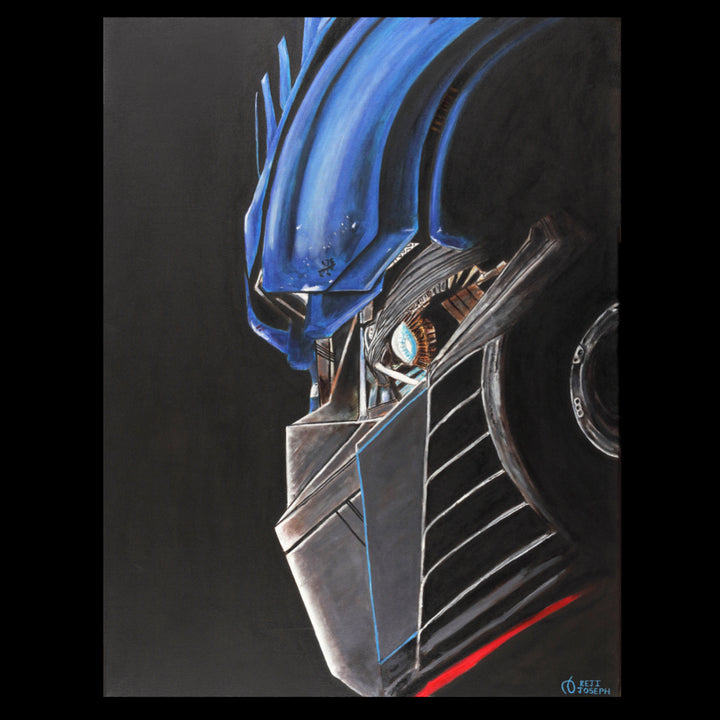 OPTIMUS PRIME - Oil on Canvas - 35.43" x 47.24"