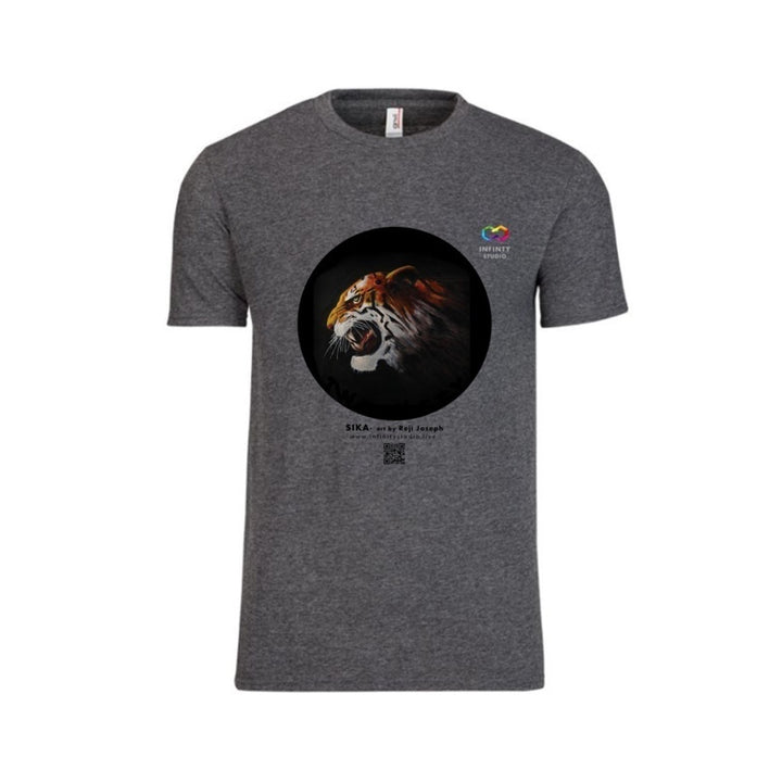 SIKA Art T Shirt Men Heather Grey