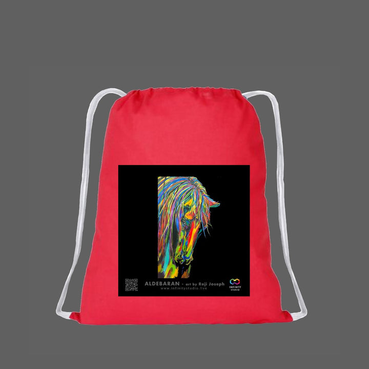 ALDEBARAN Art Drawstring Red