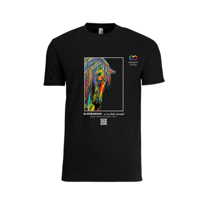 ALDEBARAN Art T Shirt Men Black