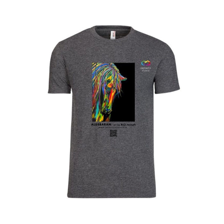 ALDEBARAN Art T Shirt Men Heather Grey