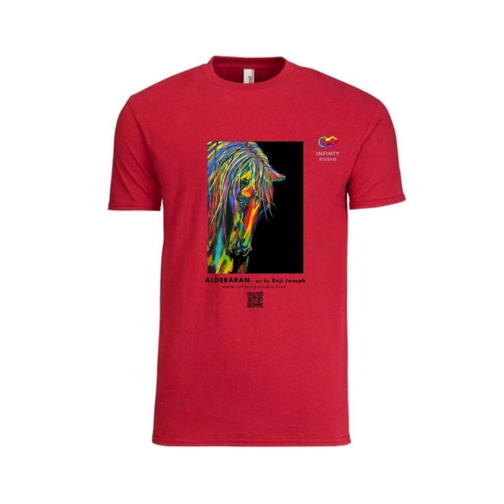 ALDEBARAN Art T Shirt Men Red