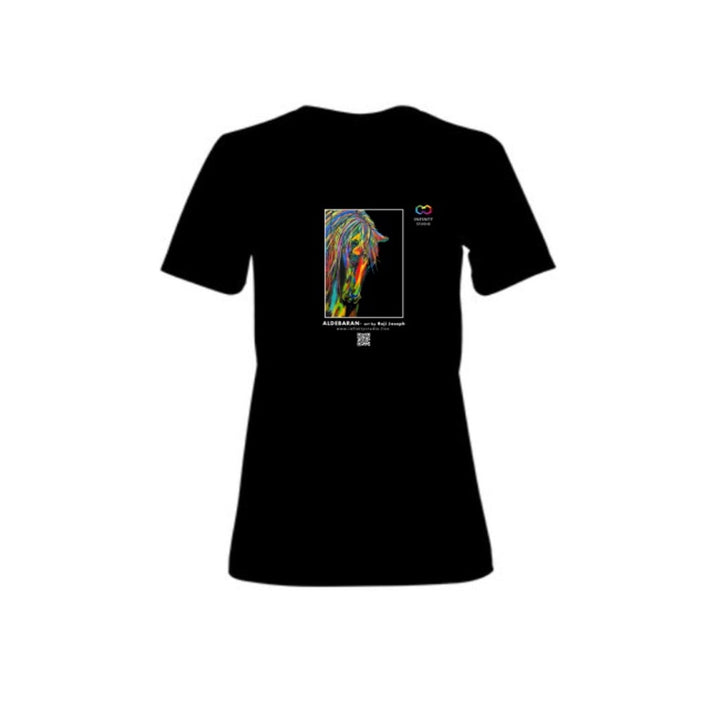 ALDEBARAN Art T Shirt Women Black