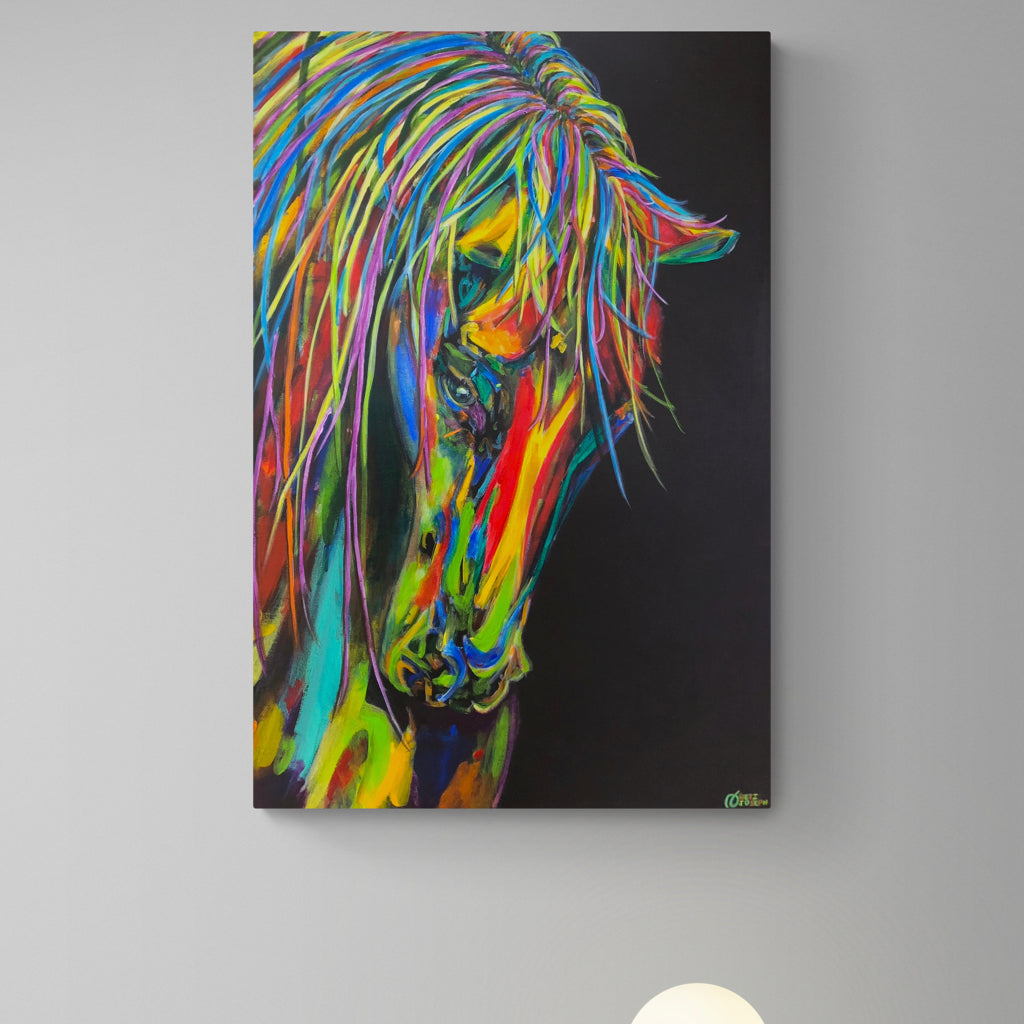 ALBEDARAN - Horses of Judah Ben-Hur - Acrylics on canvas - 24