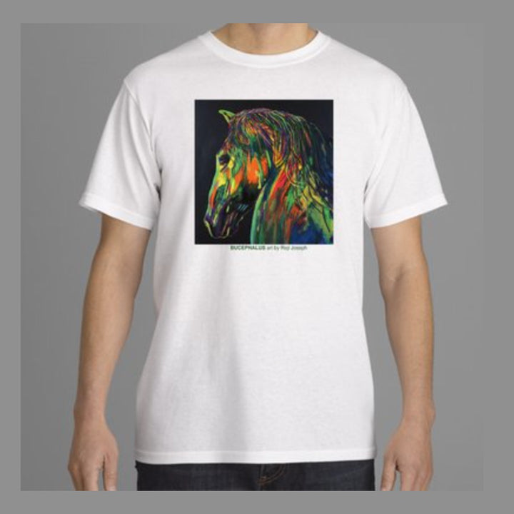 BUCEPHALUS Art T Shirt Men White