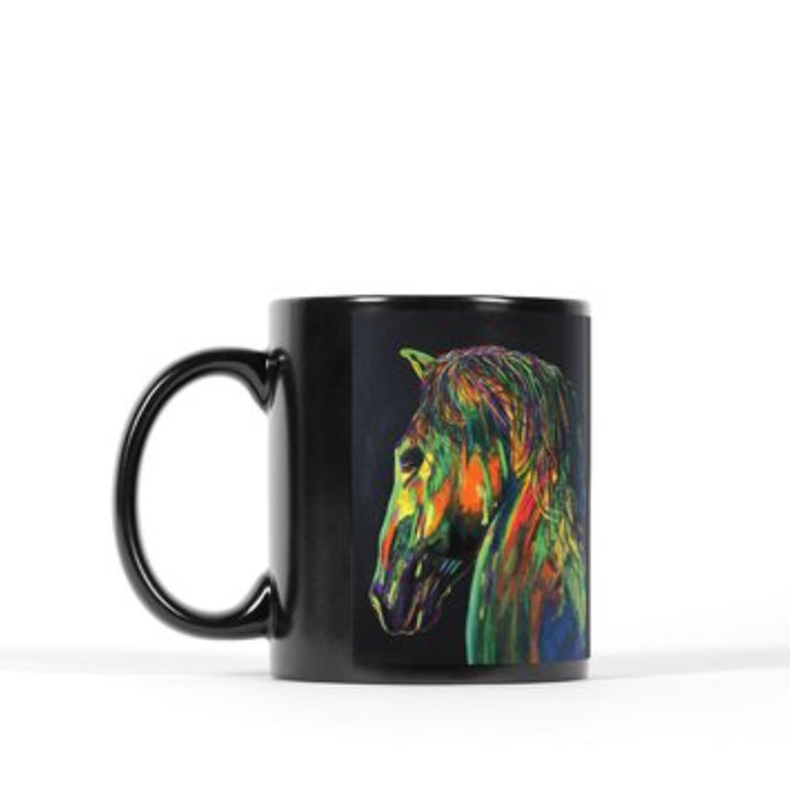 BUCEPHALUS Art Coffee Mug Black