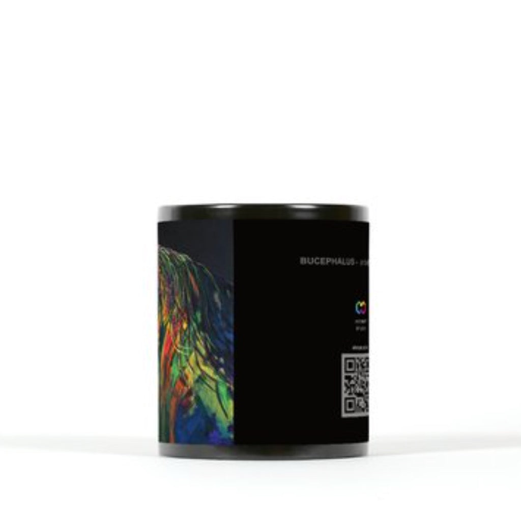 BUCEPHALUS Art Coffee Mug Black