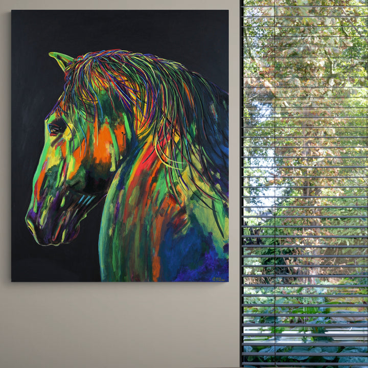 BUCEPHALUS - Acrylics on Canvas - 48" x 60"