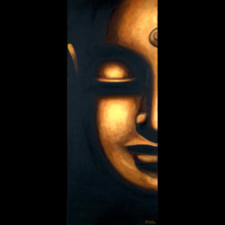 BUDDHA SERIES - DEEP - Oil on Canvas - 60" x 24"