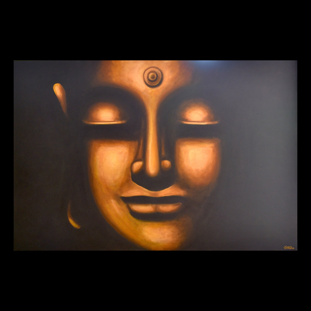BUDDHA SERIES - MEDITATE - Oil on Canvas - 72