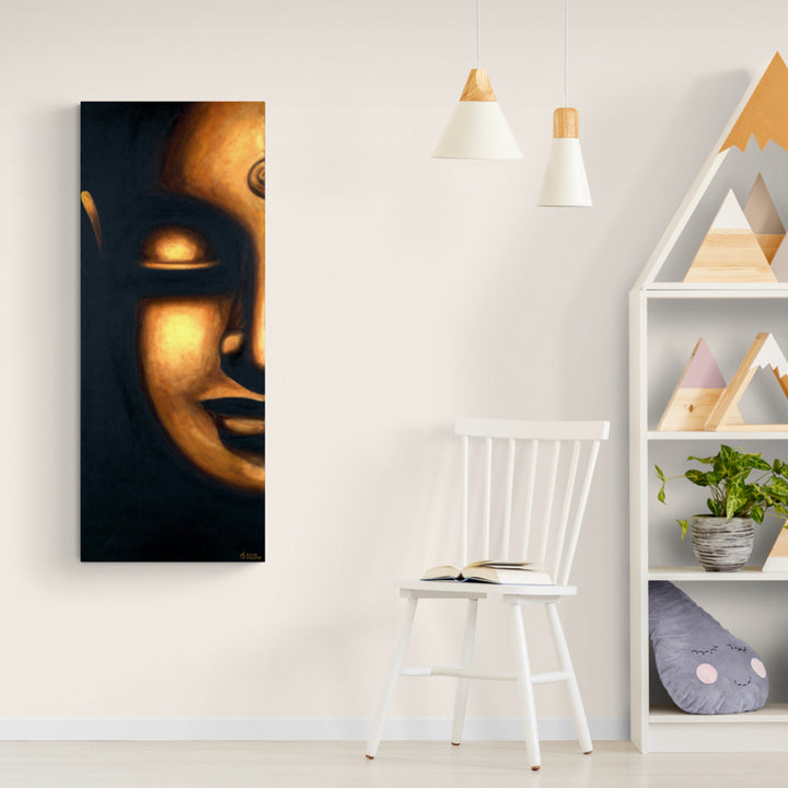 BUDDHA SERIES - DEEP - Oil on Canvas - 60" x 24"