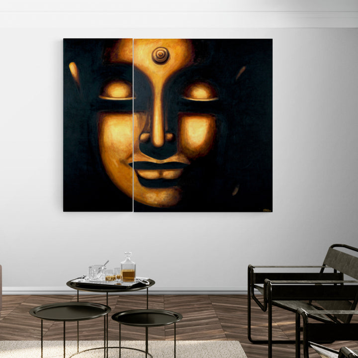 BUDDHA SERIES - GLOW - Oil on Canvas - 72" x 60"