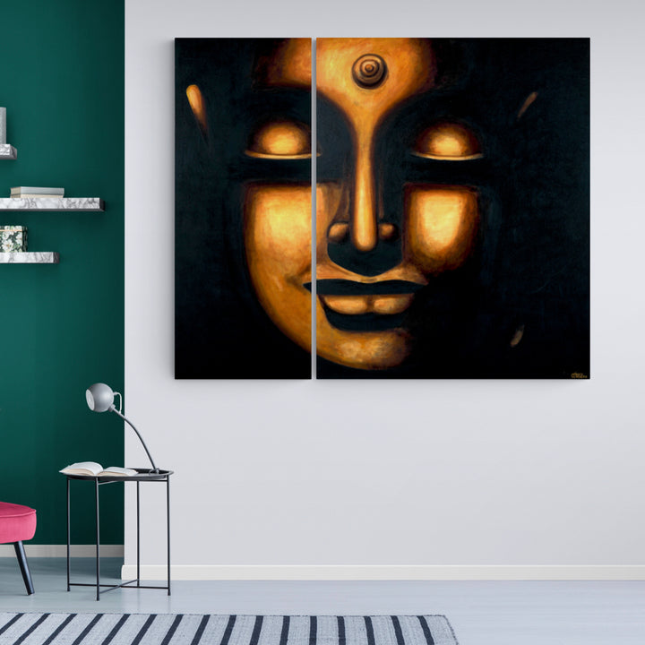 BUDDHA SERIES - GLOW - Oil on Canvas - 72" x 60"