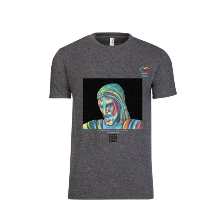 CRISTO REI Art T Shirt Men Heather Grey