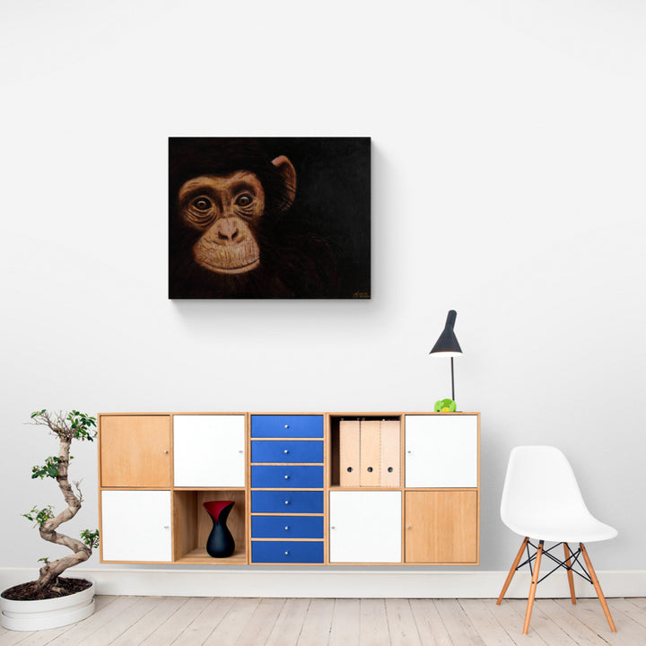 CHIMP - BABY GOOF Canvas Print