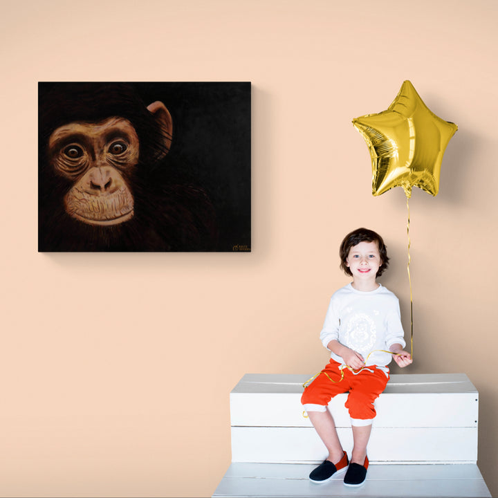 CHIMP - BABY GOOF Canvas Print