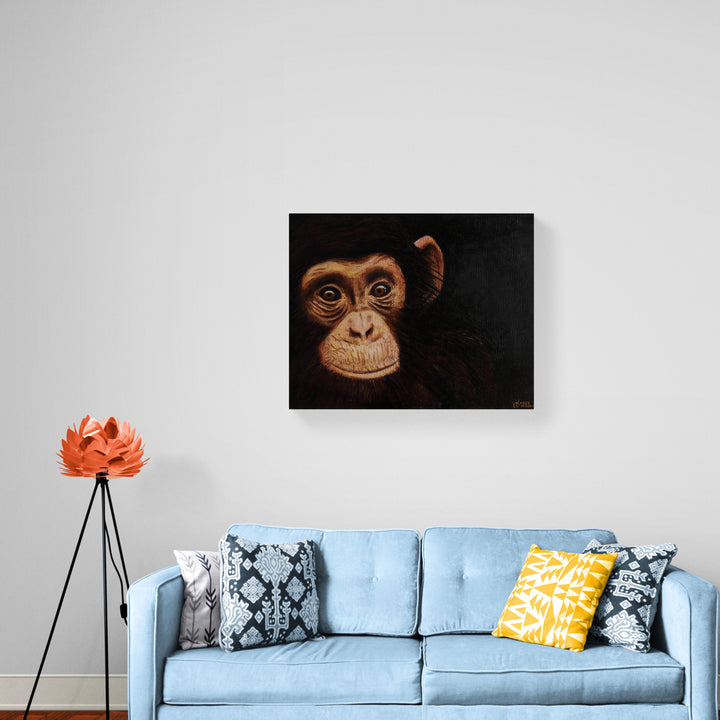 CHIMP - BABY GOOF Canvas Print