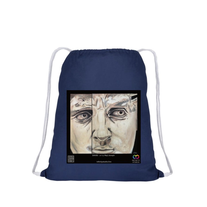 DAVID Art Drawstring Blue