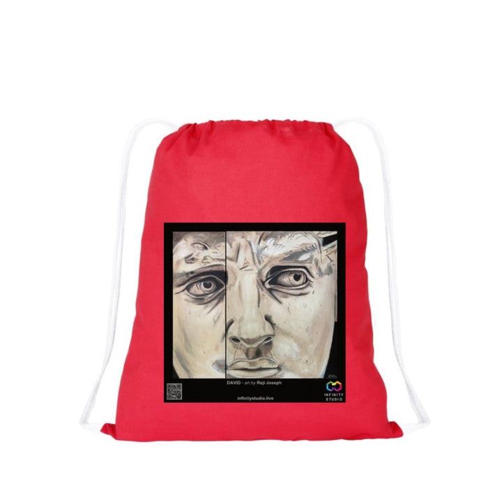 DAVID Art Drawstring Red