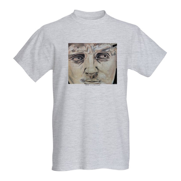 DAVID Art T Shirt Men Grey