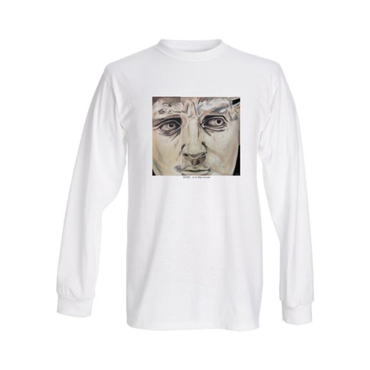 DAVID Art T Shirt Men White Long