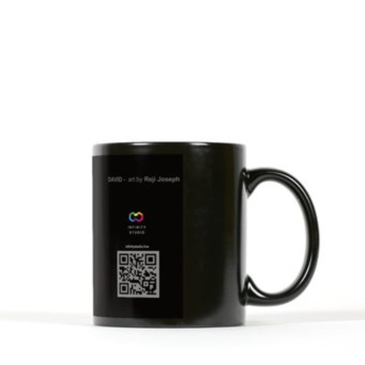 DAVID Art Coffee Mug Black