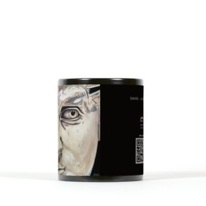 DAVID Art Coffee Mug Black