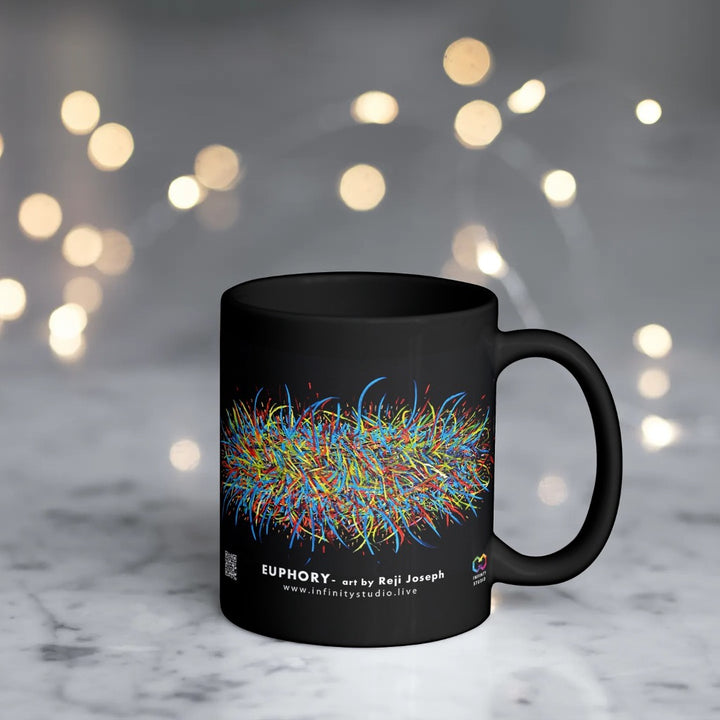 EUPHORY Art Coffee Mug Black