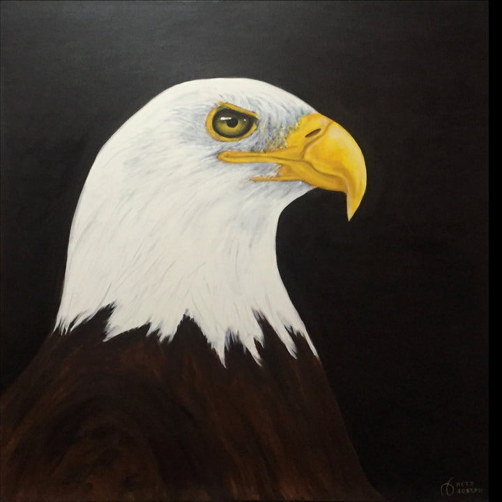 EAGLE SERIES - KACHINA - Oil on Canvas - 39.37" x 39.37"