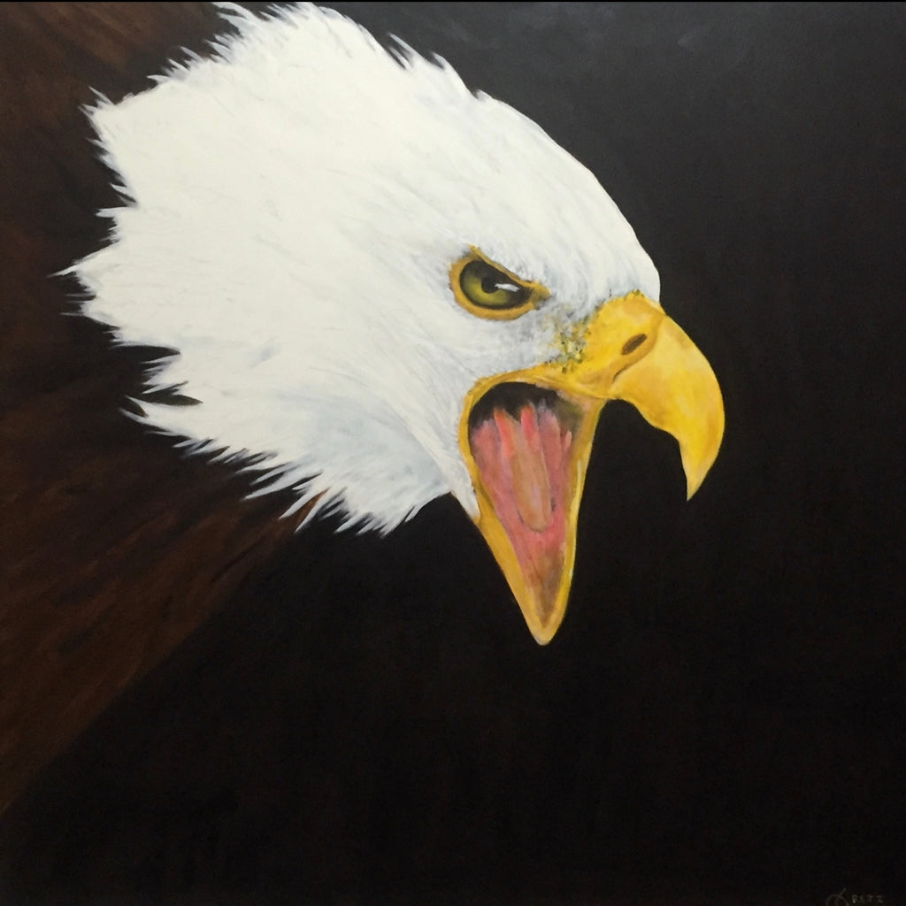 EAGLE SERIES - SAKIMA - Oil on Canvas - 39.37