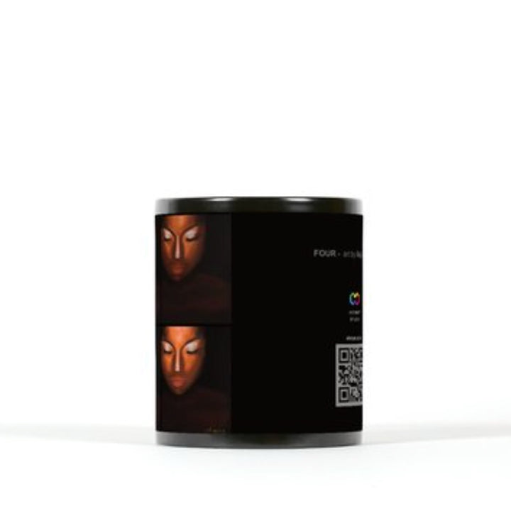 FOUR Art Coffee Mug Black