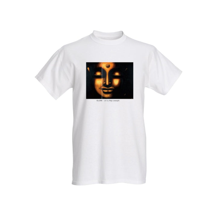 GLOW Art T Shirt Men White