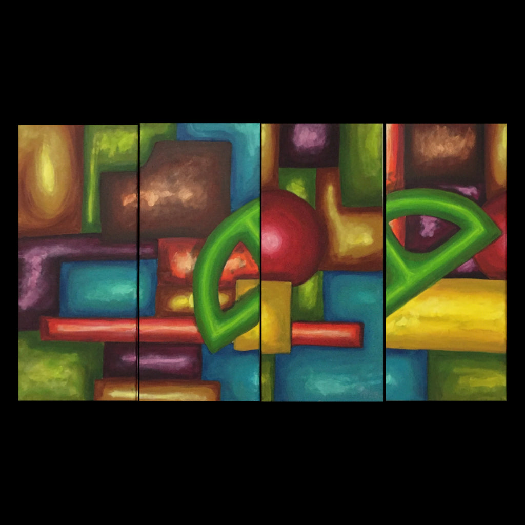 GEOMETRIA - Oil on Canvas - 72