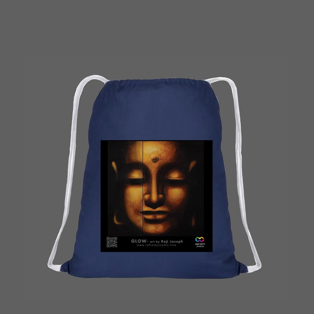 Glow Art Drawstring Blue