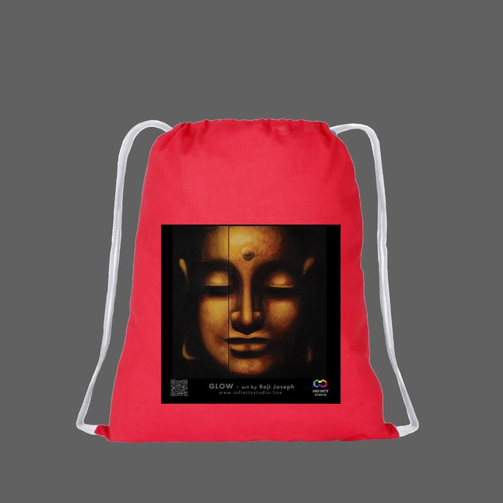 Glow Art Drawstring Red