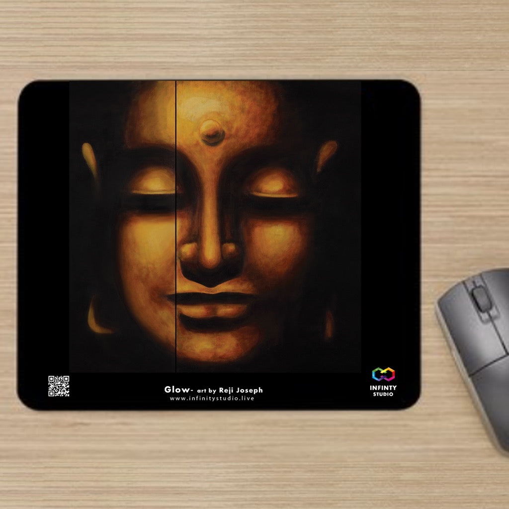 Glow Art Mouse Pad