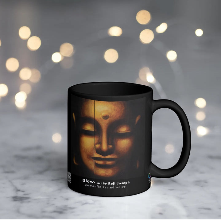 Glow Art Coffee Mug Black