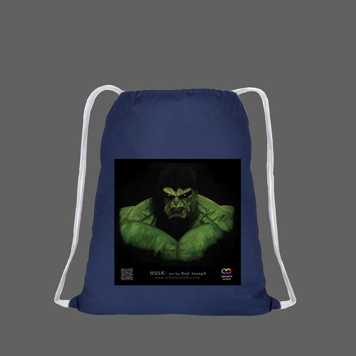 HULK Art Drawstring Blue