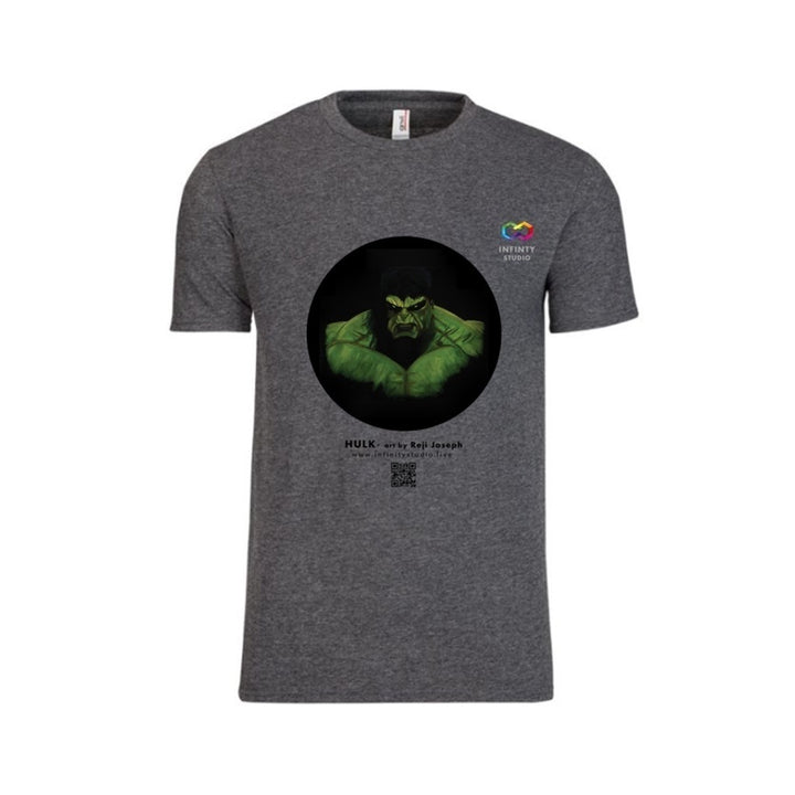 HULK Art T Shirt Men Heather Grey