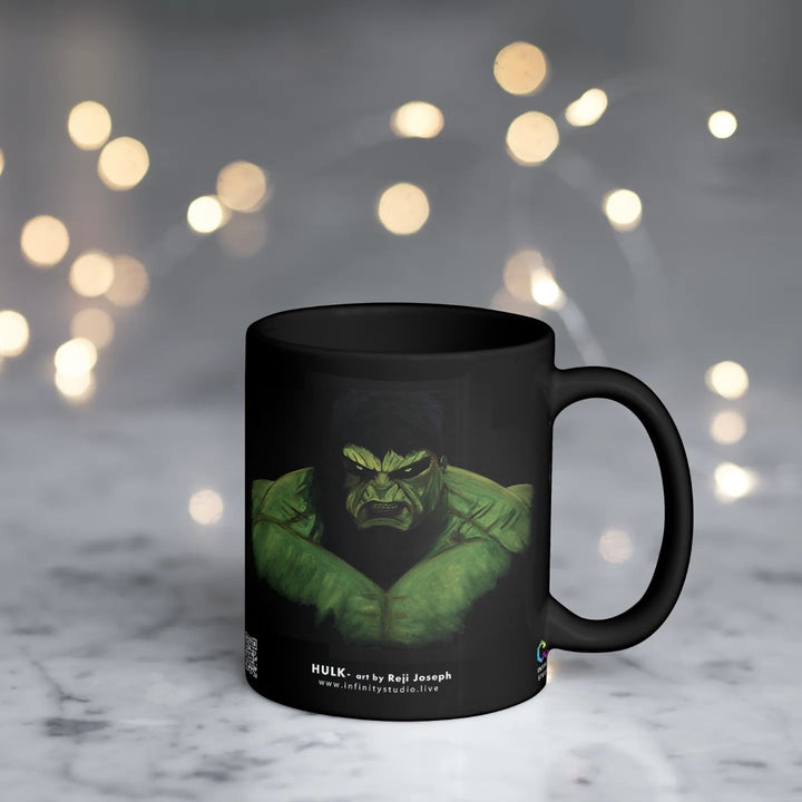 HULK Art Coffee Mug Black