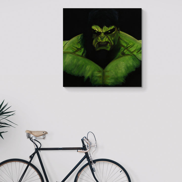 HULK - Oil on Canvas - 39.37" x 31.50"