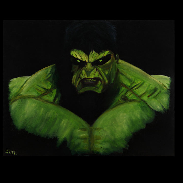 HULK - Oil on Canvas - 39.37" x 31.50"