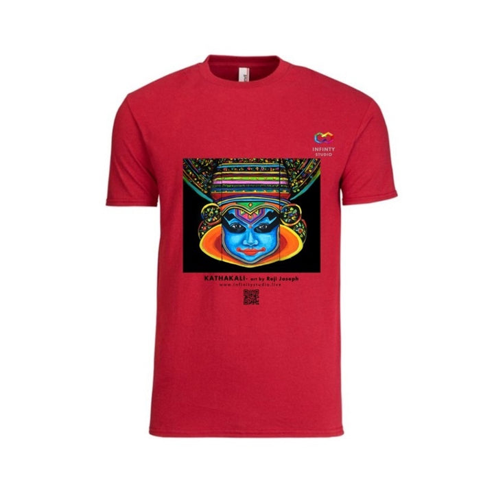 KATHAKALI Art T Shirt Men Red