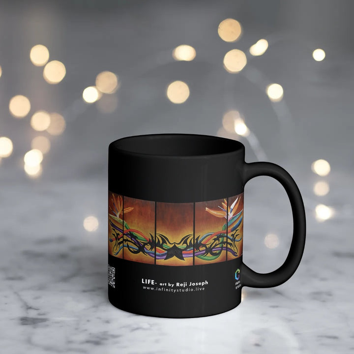 LIFE Art Coffee Mug Black