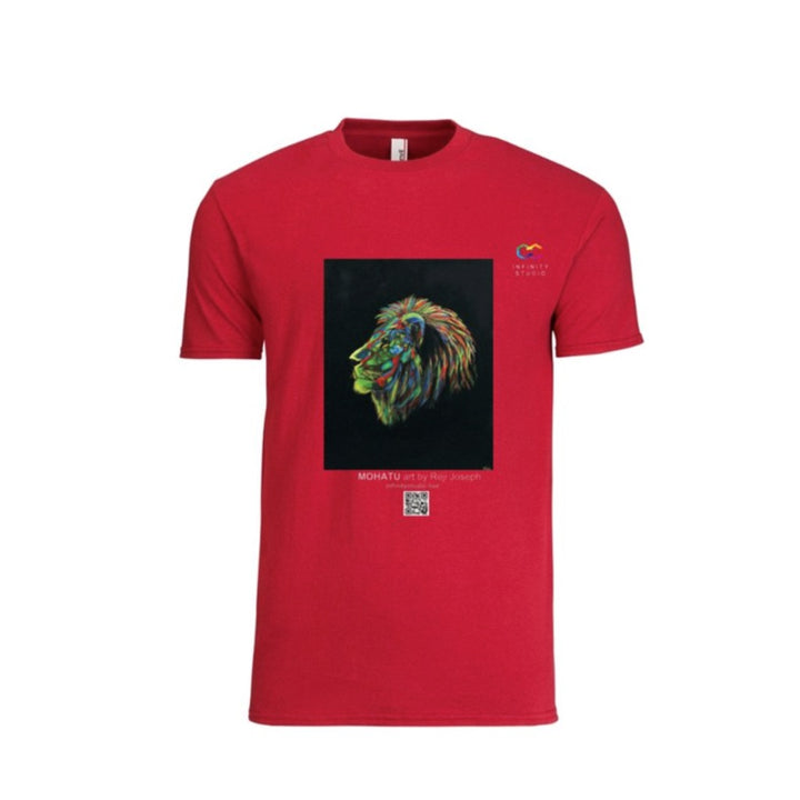 MOHATU Art T Shirt Men Red