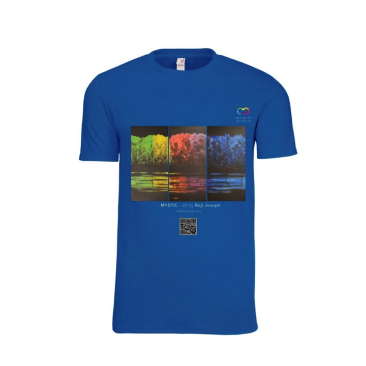 MYSTIC Art T Shirt Men Blue