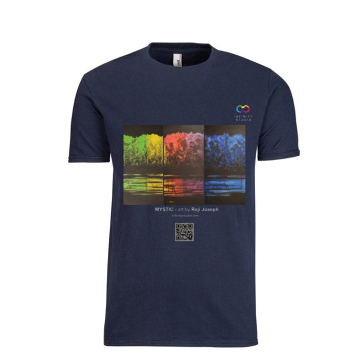 MYSTIC Art T Shirt Men Navy Blue