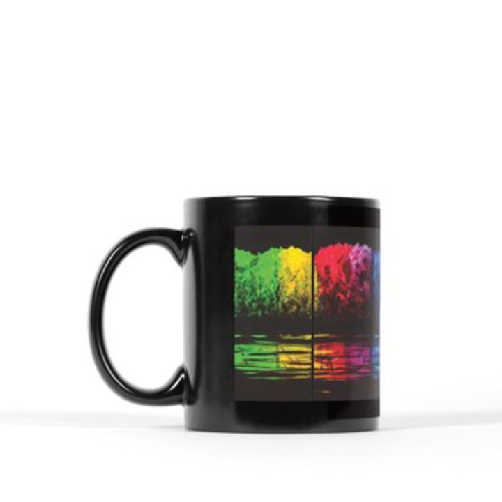 MYSTIC Art Coffee Mug Black