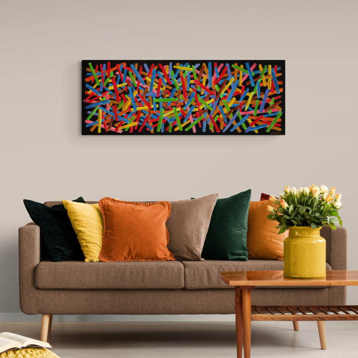 MYRAID II - Oil on Canvas - 48" x 18"