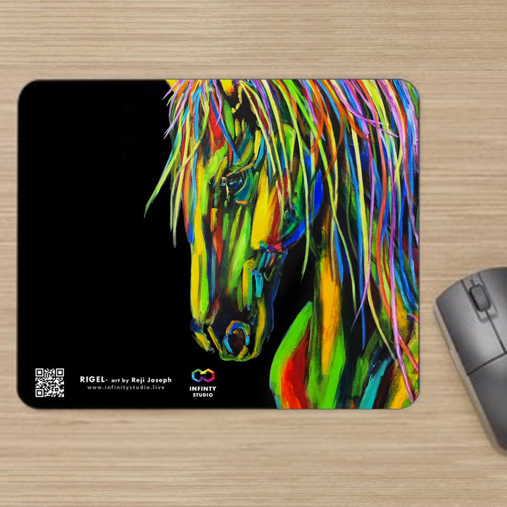 RIGEL - Horses of Judah Ben-Hur -  Art Mouse Pad